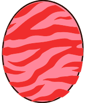 Розовая ратиана Яйцо