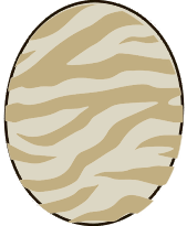Weißer Monoblos Ei